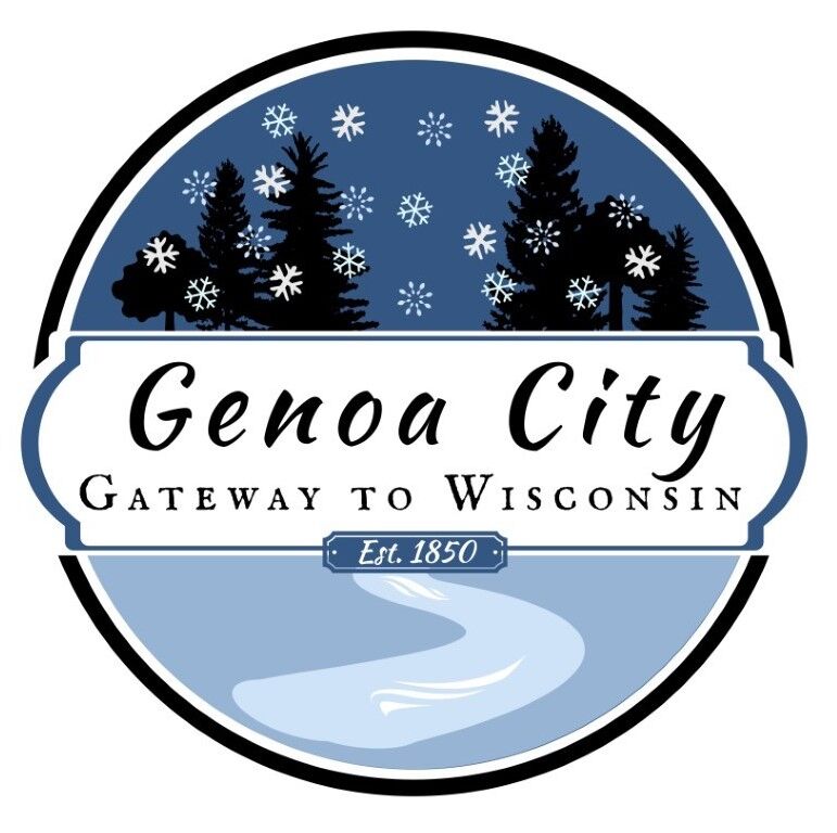 Village of Genoa City "seasonal/holiday liberties" logo for winter